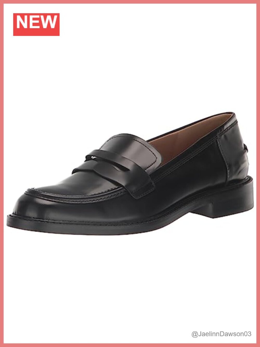 Classic Penny Loafers - Almond Toe, Leather Slip-On Flats